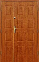 Drzwi dwuskrzydłowe drewniane Mikea