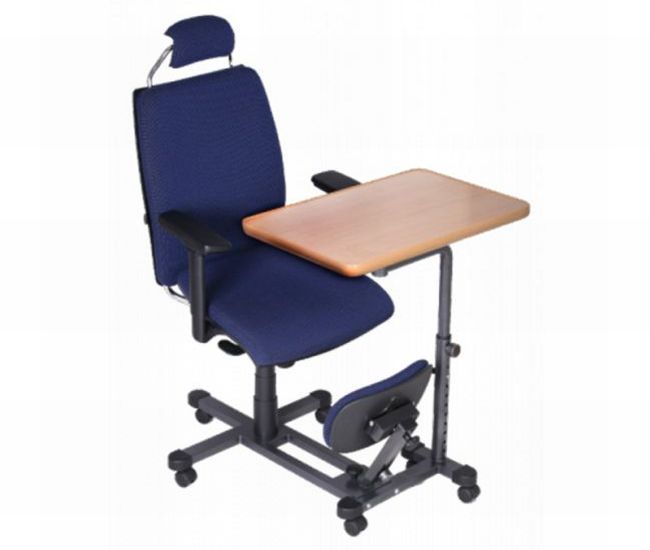 Krzesło ze stolikiem i podkolannikiem, Dr Jawny System Comfort