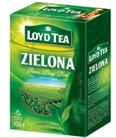 Opakowanie zielonej herbaty Loyd Tea Mokate
